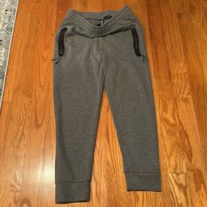 Contour-workout joggers-size large-slim fit-gray stretchy and comfy